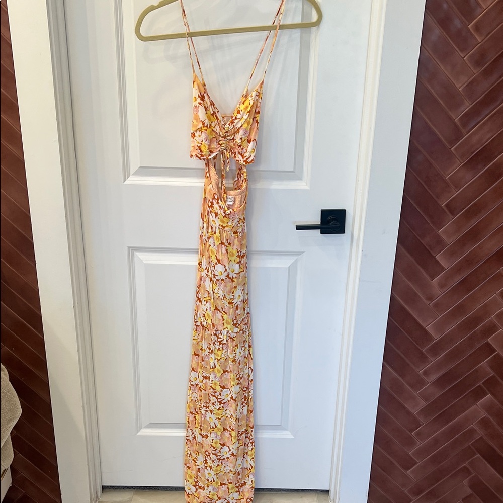 Lspace maxi dress adjustable straps